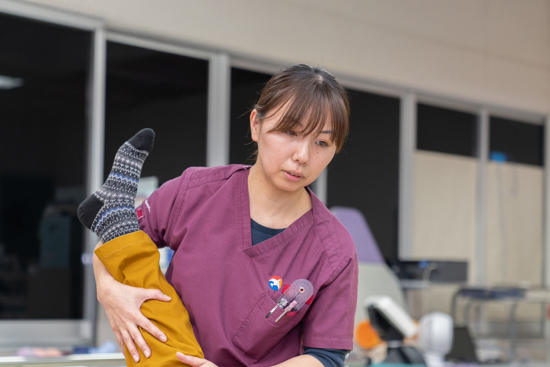 写真：理学療法士